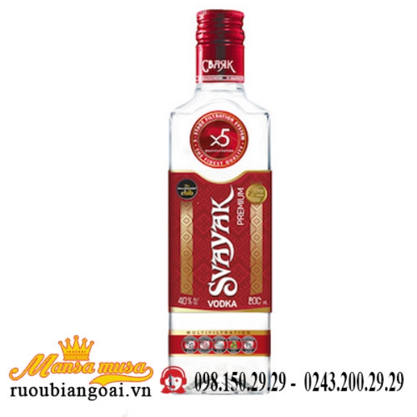Rượu Vodka Svayak 500ml - Chi Nhánh - Công Ty Cổ Phần Thương Mại Quốc Tế An Phú Group